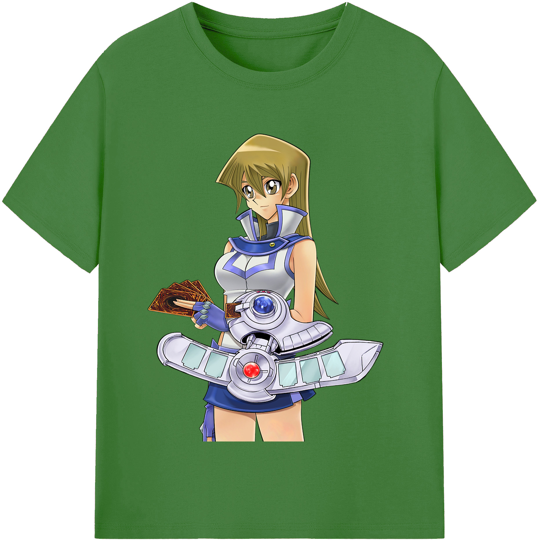 （画像用） 遊☆戯☆王 Yu-Gi-Oh! レディースカジュアルプリントTシャツ（綿100％）